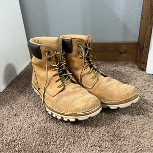 Timberland A1I94 Women's Brookton 6in Lace Up Boot, Wheat Nubuck